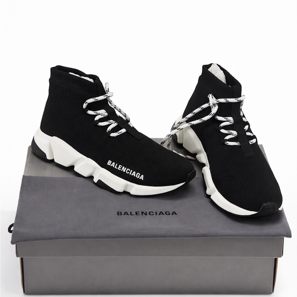 BALENCIAGA
Speed Stretch-Knit Slip-On Sneakers